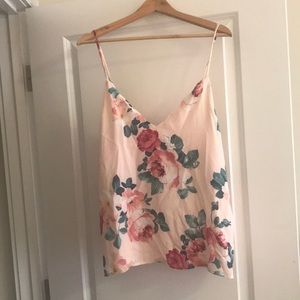 Light Pink Rose Floral Socialite Cami